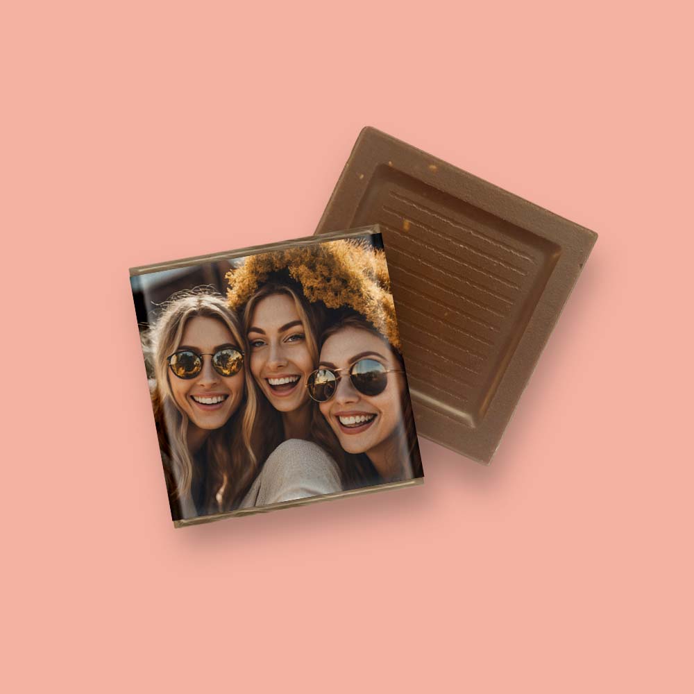 Bio-Minischokolade INDIVIDUALISIERBAR mit Foto-Upload