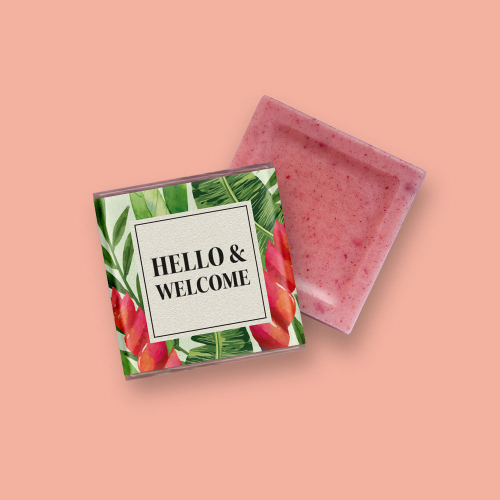 Bio-Minischokolade "HELLO & WELCOME"