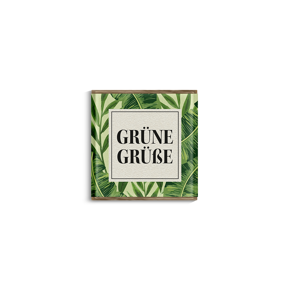 GRÜNE GRÜSSE - 4,5g Minischokolade